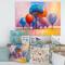 Designart - Autumn Fantasy Trees II - Modern Canvas Wall Art Print